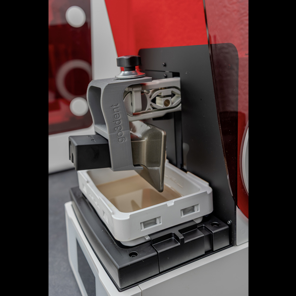 Bauplattform Abtropfer für Resin 3D Drucker – Material sparen & sauber arbeiten | Go3Dent