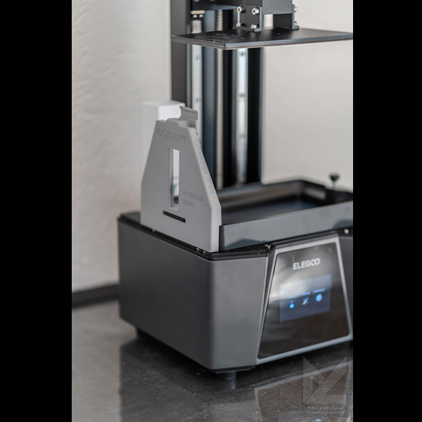 Bauplattform Abtropfer für Resin 3D Drucker – Material sparen & sauber arbeiten | Go3Dent